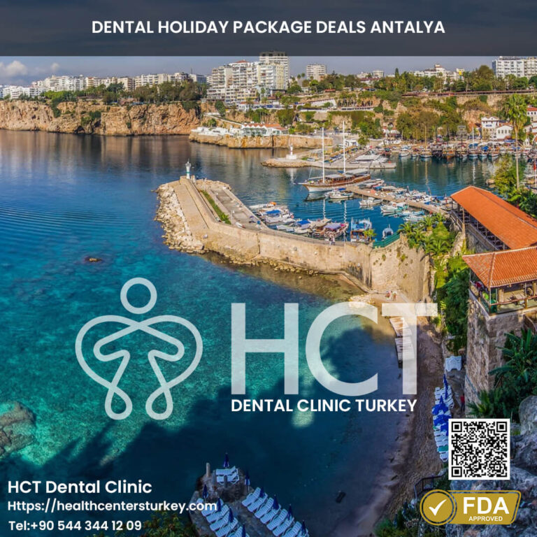 Antalya harbor showcasing dental tourism packages for Turkey Teeth transformations.