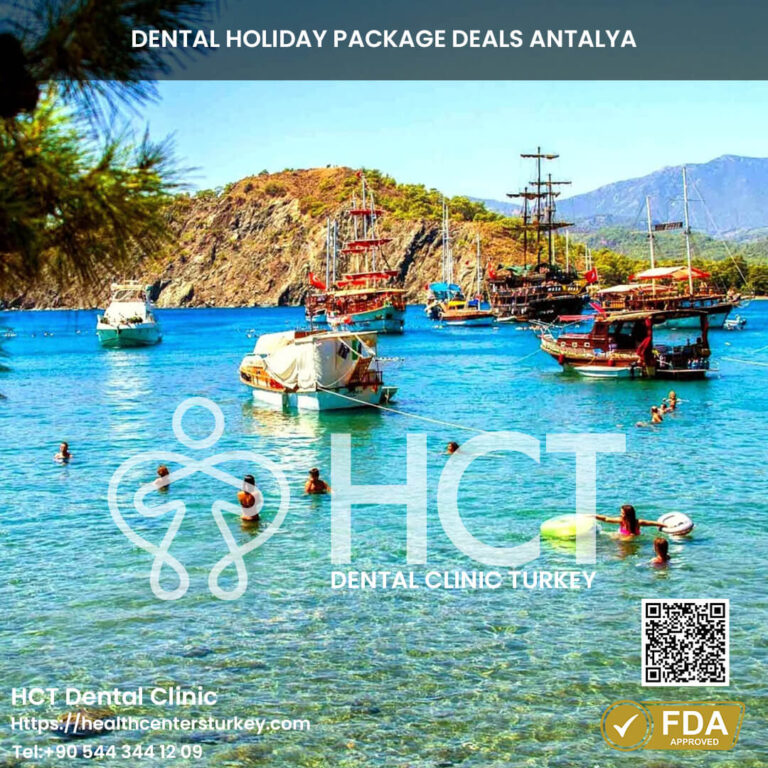 A vibrant Antalya scene showcasing dental care holiday packages in Turkey.